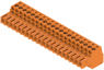 Socket header, 20 pole, pitch 3.5 mm, straight, orange, 1620320000