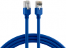 Patch cable, RJ45 plug, straight to RJ45 plug, straight, Cat 5e, S/UTP, PVC, 0.5 m, blue