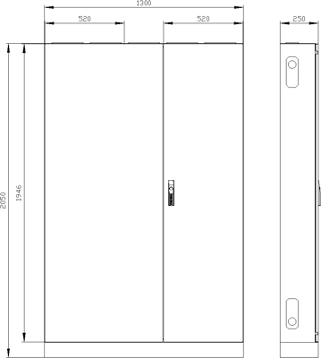 8GK1333-8KN53 Siemens Switch Cabinets, server cabinets Image 2