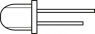 LED, THT, Ø 3 mm, green, 568 nm, 20 to 60 mcd, 50°, L-934GC