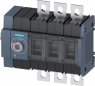 Load-break switch, 3 pole, 100 A, 1000 V, (W x H x D) 130.3 x 126 x 69.5 mm, screw mounting/DIN rail, 3KD3034-0NE10-0