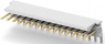 Pin header, 15 pole, pitch 2.54 mm, angled, natural, 4-641216-5