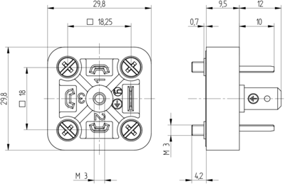 933378100 Hirschmann Automation and Control DIN Valve Connectors Image 2