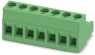 Socket header, 7 pole, pitch 5.08 mm, straight, green, 1757064