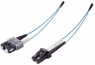 FO duplex patch cable, SC to LC, 2 m, OM3, multimode 50/125 µm