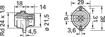 932322100 Hirschmann Automation and Control Other Circular Connectors Image 2