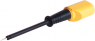 Test probe, socket 4 mm, rigid, 30 V, black, PRUEF 2 S SW