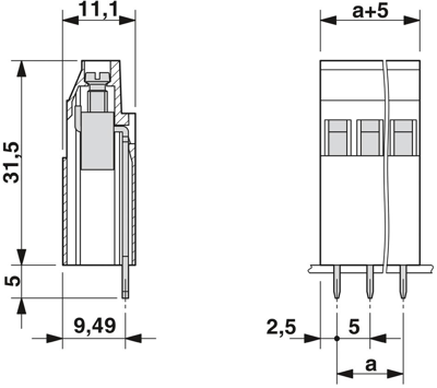 1721045 Phoenix Contact PCB Terminal Blocks Image 3