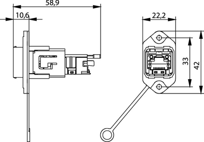 100007423 Telegärtner Modular Connectors Image 2