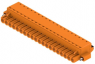 Pin header, 20 pole, pitch 5.08 mm, straight, orange, 1013280000
