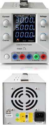 P 6173 PeakTech Bench Power Supplies and Loads Image 2