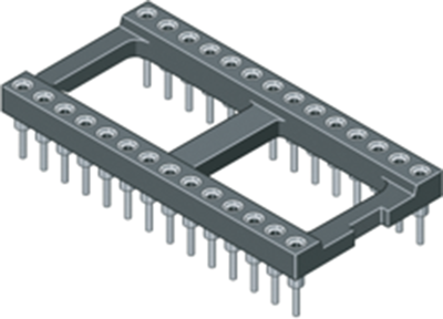 001-1-014-3-A1SFH-XT0 MPE-GARRY Semiconductor Sockets, Holders Image 1