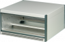 19 inch enclosure, 3/4 U, 63 HP, (W x H x D) 342.4 x 177 x 315.5 mm, aluminum, gray, 24572-028