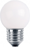 LED lamp, E27, 1 W, 59 lm, 240 V (AC), 2700 K, 200 °, warm white