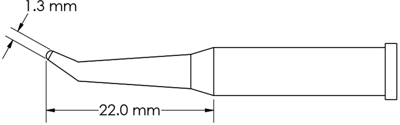 GT6-CN2213R METCAL Soldering tips, desoldering tips and hot air nozzles