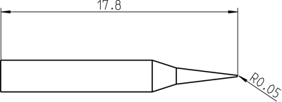 RTP 001 C NW MS Weller Soldering tips, desoldering tips and hot air nozzles Image 3