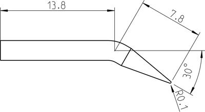 RTP 002 C X MS Weller Soldering tips, desoldering tips and hot air nozzles Image 3