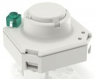 Short-stroke pushbutton, Form A (N/O), 250 mA/35 V, illuminated, green, actuator (white), 2.9 N, THT