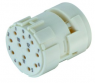 Socket insert, 12 pole, crimp connection, straight for circular connector M23, 09151123101