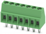 PCB terminal, 7 pole, pitch 2.54 mm, AWG 26-20, 6 A, screw connection, green, 1725708