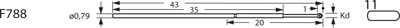 F78811B060G165 Feinmetall Contact Probes