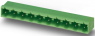 Pin header, 12 pole, pitch 7.5 mm, angled, green, 1766440