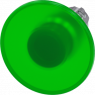 Mushroom pushbutton, illuminable, groping, waistband round, green, mounting Ø 22.3 mm, 3SU1051-1CD40-0AA0