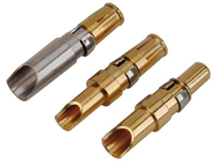 Pin contact, AWG 10-8, solder connection, gold-plated, 131C10049X