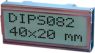 LCD text module EA DIPS082-HN