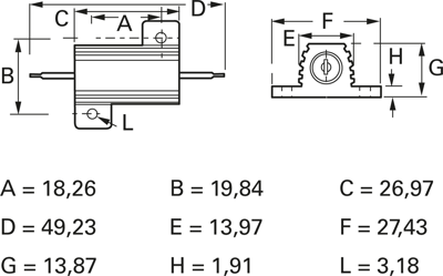 RH-25-1%-1R2 Vishay Wirewound Resistors Image 2