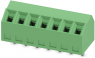 PCB terminal, 7 pole, pitch 3.5 mm, AWG 26-16, 10 A, screw connection, green, 1751141