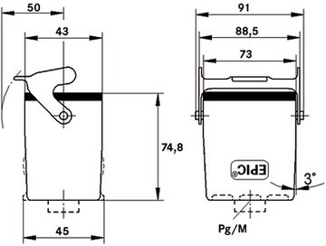 79042400 LAPP Housings for HDC Connectors Image 2