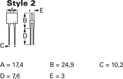 MF-R500 Bourns Electronics GmbH Resettable PTC-Fuses Image 2