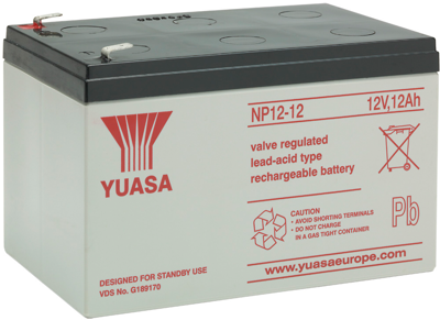 NP12-12 Yuasa Lead-Acid Batteries, Lithium-Ion Batteries Image 1