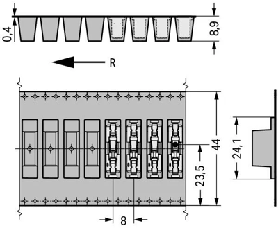 2070-451/998-406 WAGO PCB Terminal Blocks Image 4