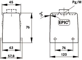 79150400 LAPP Housings for HDC Connectors Image 2