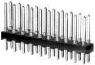 Pin header, 24 pole, pitch 2.54 mm, straight, black, 87215-8