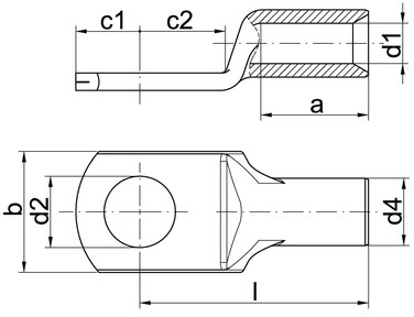 SR106 Klauke Cable Lugs Image 2