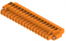 Socket header, 17 pole, pitch 5 mm, angled, orange, 1959320000