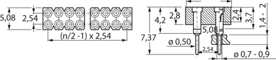 006-2-064-D-B1STF-XS0 MPE-GARRY Semiconductor Sockets, Holders Image 2