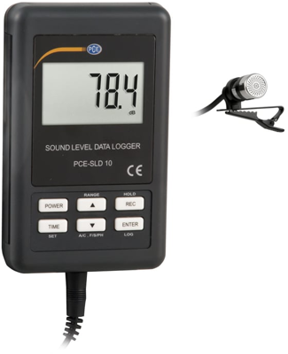 PCE-SLD 10 PCE Instruments Luxmeter, Sound Level Meter, Magnetic Field Tester Image 1