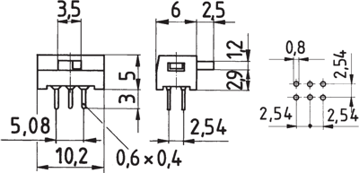 9078.0401 Marquardt Slide Switches and Coding Switches Image 2