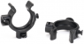 Mounting clamp, max. bundle Ø 20 mm, polyamide, black, (L x W x H) 33.9 x 32.4 x 10 mm