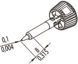 0142PDLF01/SB Ersa Soldering tips, desoldering tips and hot air nozzles Image 2