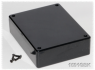 ABS enclosure, (L x W x H) 121 x 94 x 34 mm, black (RAL 9005), IP54, 1591GBK