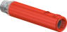 4 mm screw-in adapter, screw connection, red, 23.1034-22