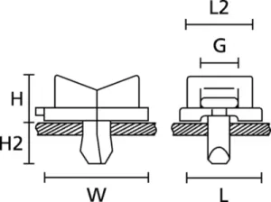 152-11359 HellermannTyton Cable Holders