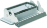 Bulkhead housing, size B16, die-cast aluminum, longitudinal bow locking, IP65, 1209700000