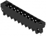 Pin header, 9 pole, pitch 5 mm, straight, black, 1841460000