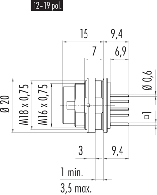 09 0463 290 19 binder Other Circular Connectors Image 2